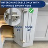 Burks 2 Pack Lazy Susan Hinge 90 Degree Pie Cut