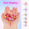 2400pcs Pony Beads 72 Colors 9mm Friendship Bracelets Making Kit,