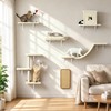 Coolsheepsia Cat Wall Shelves, 6 in 1 Cat Wall Furniture