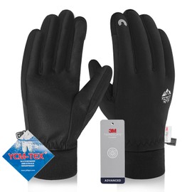 RIGWARL Winter Gloves for Cold Weather, Touch Screen Waterproof Windproof Warm Gloves for Running Cycling Driving