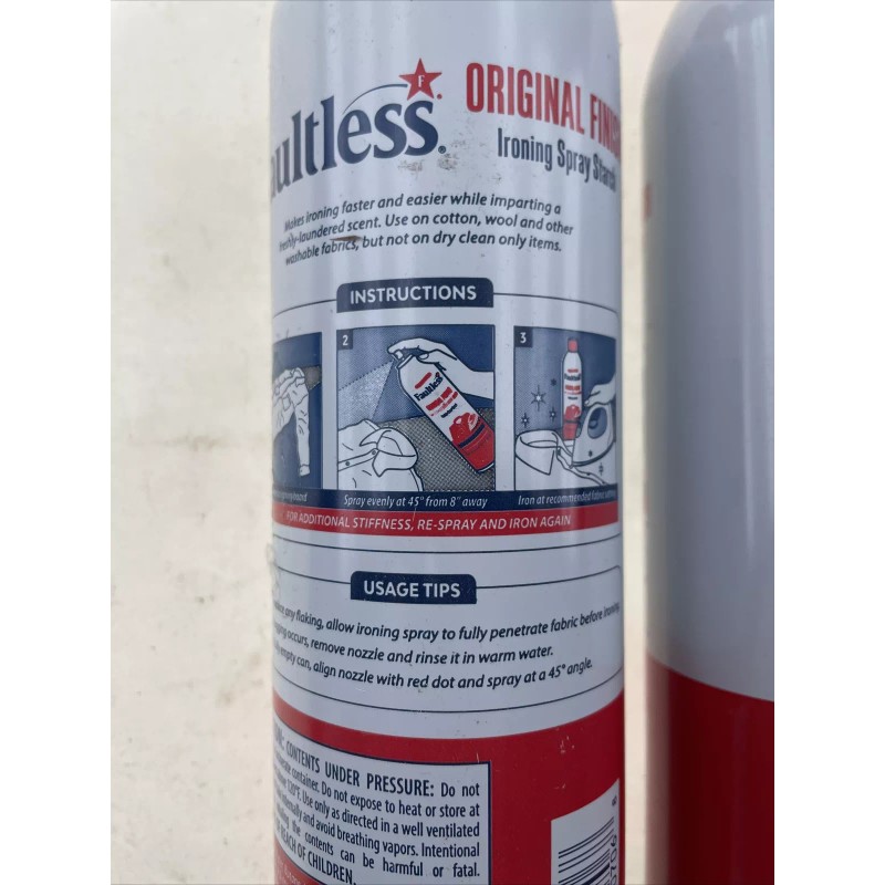 Faultless 2x Faultless Spray Starch with Easy Iron 2 in
