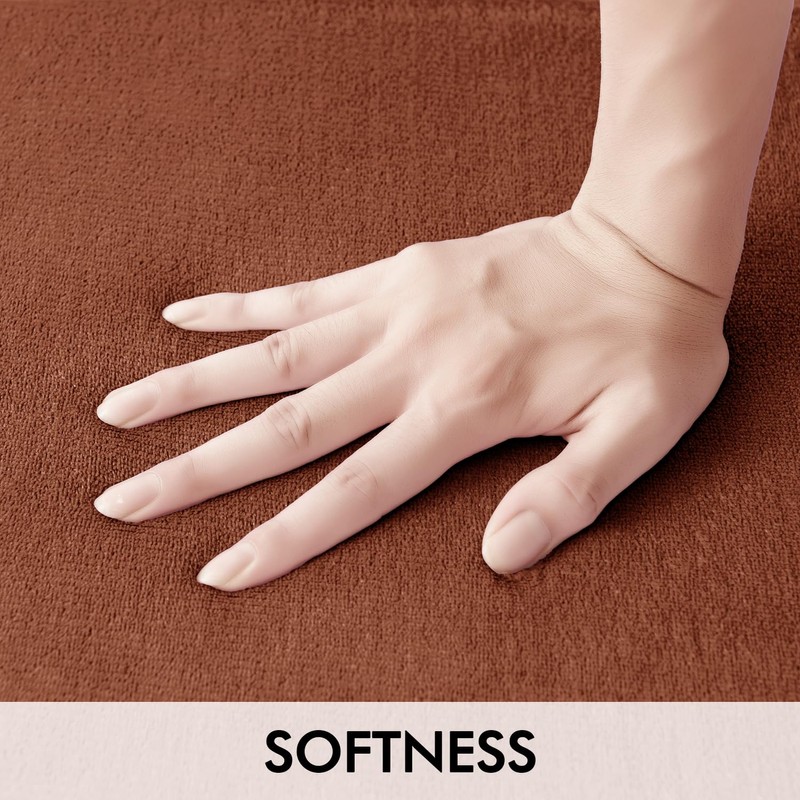MIULEE 1 x Non-Slip Hydrophilic Memory Foam Bath Mat Superfine