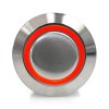AutoLöc Power Accessories 16mm Billet 12V Momentary Push Button Switch