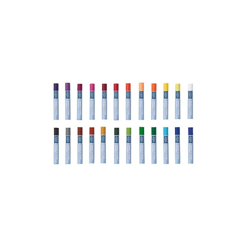Lefranc Bourgeois nbsp;assortment de 12 oil pastels, 8 mm, multicoloured,