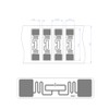 20pcs UHF RFID Tags 860-960MHz Alien H3 Sticker 73*23mm ISO/IEC