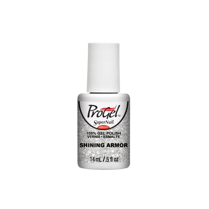 Supernail Progel Nail Lacquer, Shining Armor, 0.5 Fluid Ounce