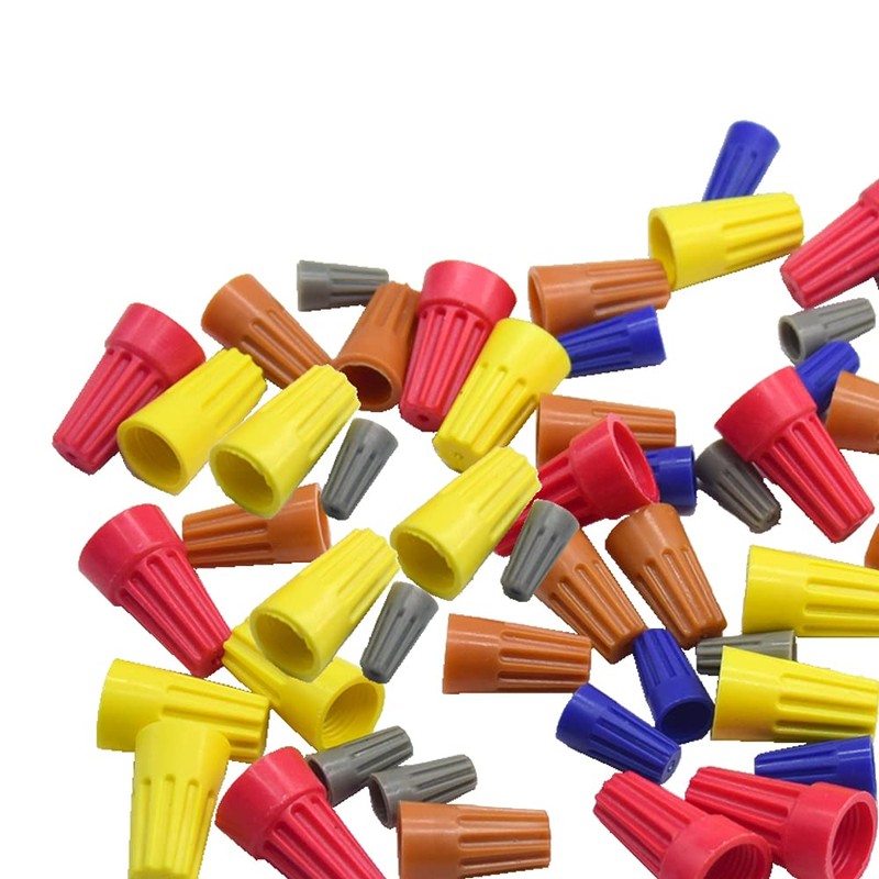 Ruidee Pack of 200 Electrical Wire Connectors Screw Terminal, Spring