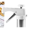 ibili 769500 Cookie Gun Set, White/Silver,12 x 25 x 12