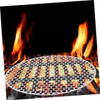 iplusmile Stainless Steel Round Grill Mesh BBQ Net for Outdoor