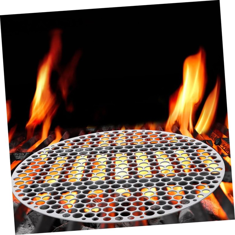 iplusmile Stainless Steel Round Grill Mesh BBQ Net for Outdoor