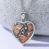 MEIDERBO Butterfly Locket 925 Sterling Silver Butterfly Heart Shaped Locket