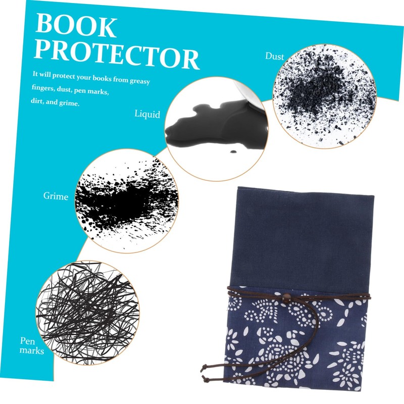 DIYEAH Funda Decorativa para Libros Reutilizable Protector Chic para Amantes