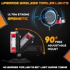 Wireless Trailer Lights Magnetic - Adjustable Magnetic Tow Light with