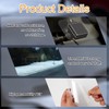 16pcs Windshield Dashcam Stickers, Weatherproof Electrostatic Film Transparent Sticker Durable