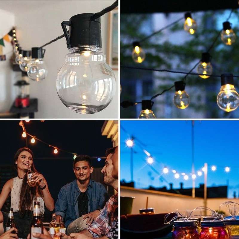 Solar Fairy Lights Outdoor 10 LED Outdoor Solar Bulbs Fairy