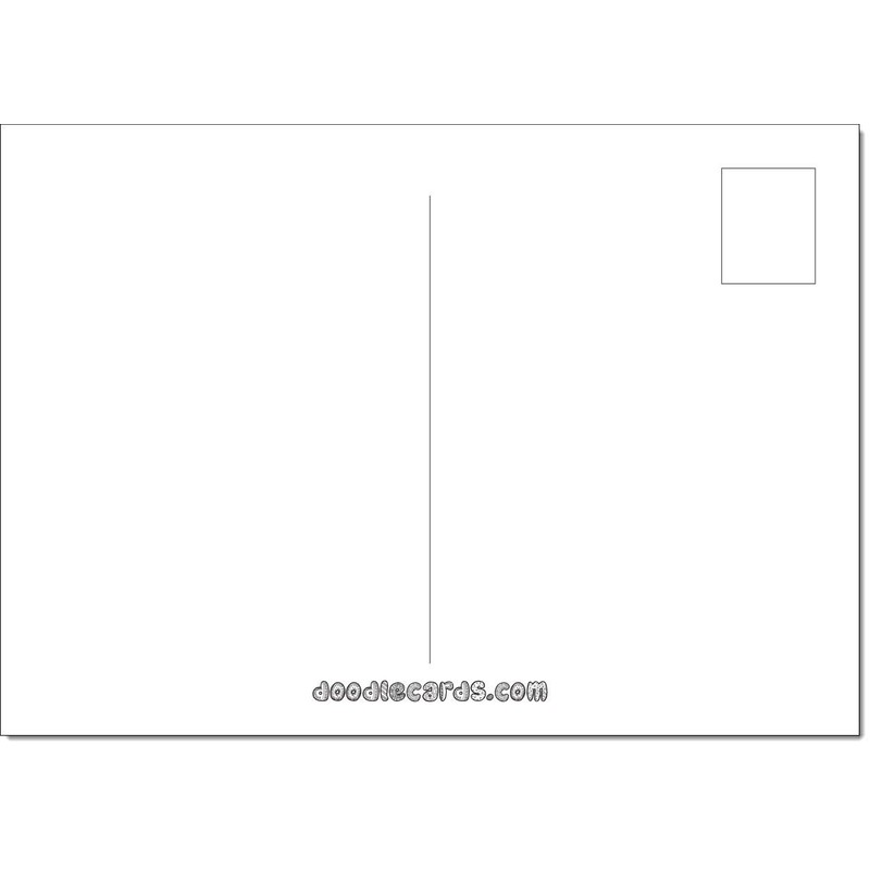 doodlecards Pack 40x Mixed Postcards Funny Animals. Multipack UK &