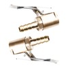 CGEAMDY Set of 2 Car Valve Lever Connectors Air Chuck,