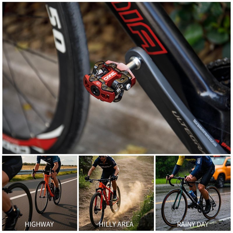 CXWXC Bicycle Pedals with 3 Sealed Bearings Aluminium Alloy for