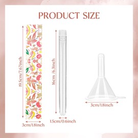 46 Pcs Tampon Flask Set Includes 14 Reusable Plastic Tube for Women Tube Containers Tampon 28 Tampon Reusable Wrappers 2 Funnels,PVC Clear Case and Straw brush for Cruise Event(Colorful)