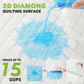 45 PCS Cat Pee Pads, Generic Refills for Tidy Cats Breeze Litter System, Fresh Scented Cat Liner Pads for Litter Box, Super Absorbent Cat Pads (45PCS)