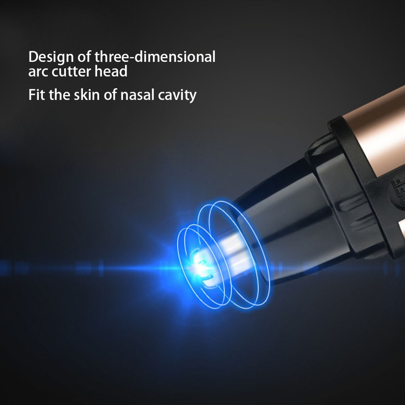 Rechargeable Electric Nose Hair Trimmer Portable Nasal Hair Shaver Cutting