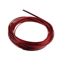 TUCKBOLD Car Interior Gap Door Edge Trim Strip Line Chrome Red 8m 26.25ft Automotive Parts