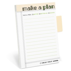 Knock Knock Make A Plan Sticky Tabs Notepad Sticky Notes/Sticky Tabs Note Pad