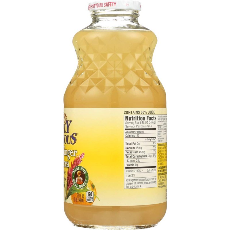 Knudsen Juice, Simply Nutritious Lemon Ginger Echinacea 32 fl.oz(Pack of