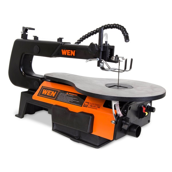 WEN 3921 16-Inch Two-Direction Variable Speed Scroll Saw with Work Light