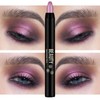 Light Purple Pink Eyeshadow Stick, Shimmering Eyeshadow Metallic Pink Pencil