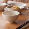 MU MO 10oz Ceramic Bowl White Porcelain Cereal Bowls Sets