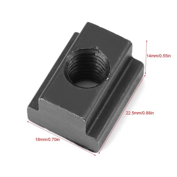Slot Nuts, Pack of 5 T-Nut M8 / M10 Threaded