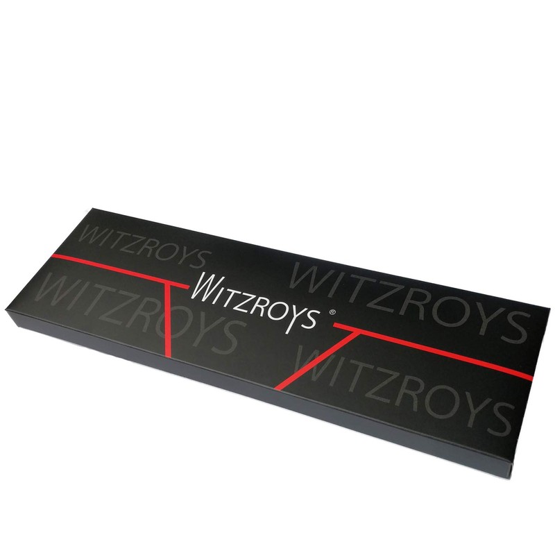 WITZROYS Men's Skinny Tie Floral Cotton Necktie and Tie Bar