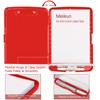 Meiikun Clipboard with Storage, Plastic Clipboards 8.5x11 with Pen Holder,