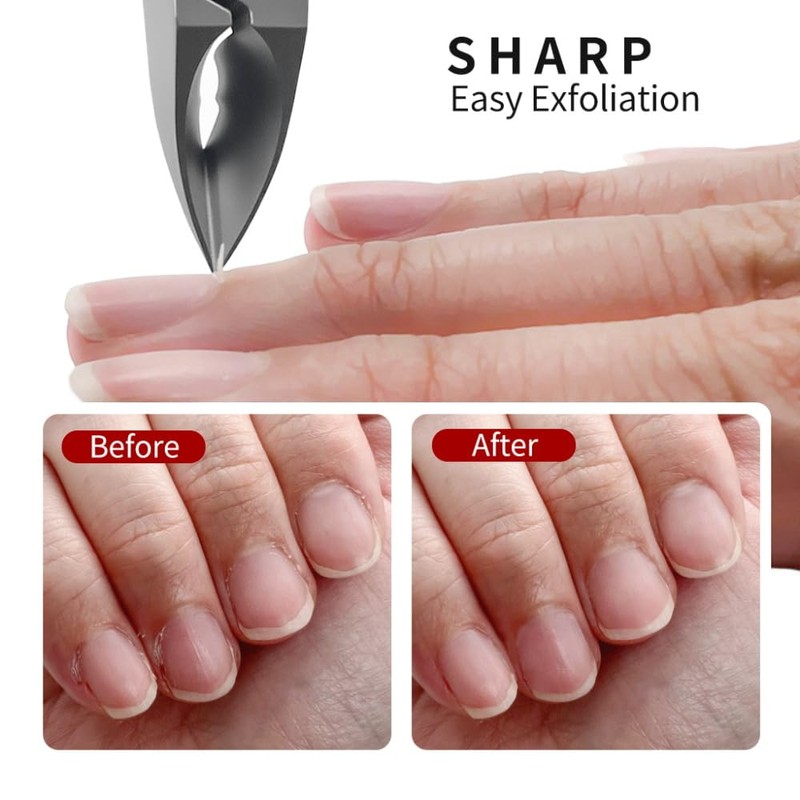IVON Salon-Quality Cuticle Trimmer, Premium Stainless Steel Cuticle Cutter for