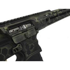 Tactical Penguin Honeycomb Single Cut Stencil for cerakote, gunkote, duracoat Avery Paint mask Sticky Back Vinyl