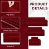 Fanfanwin 3 Pcs Couch Cover Sofa Cover Slipcover Set Living