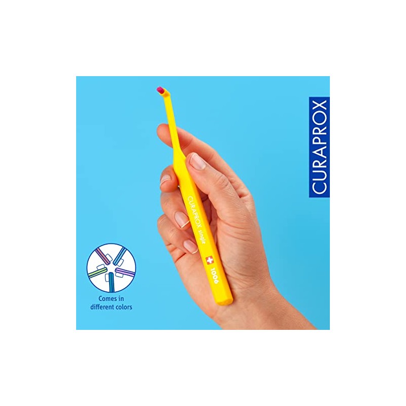 Cepillo Dientes Individual Curaprox 1006 Limpieza Específica Línea Encías Aparatos