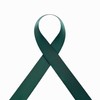 QIANF 1 1/2 Inch Wide Satin Ribbon Hunter Green Ribbon