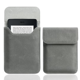 walnew 15,2 cm Kindle Funda para Kindle 4/5/Kindle Touch/Kindle Paperwhite/Kindle Voyage Bolsa de insertar funda protectora, Gris