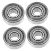 KOMBIUDA 4pcs Wheelchair Caster Wheel Bearings 608zz Small Ball Bearings