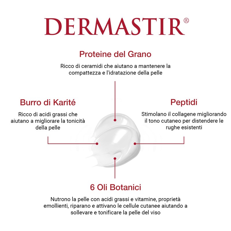 Dermastir Wrinkle Réparatrice Anti-Wrinkle Face Cream Based on Oils, Ceramides