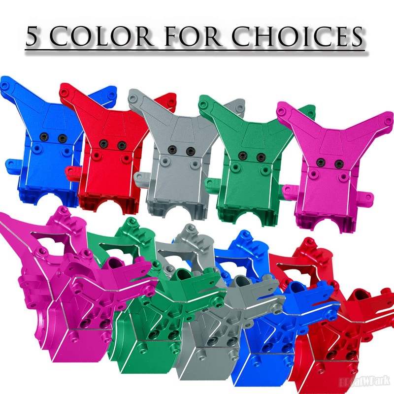 BRCatWPark RC Aluminum Front Rear Upper Gearbox Covers & Shock