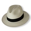 Tumia LAC Panama Hat - Rollable - Cream with Black