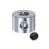 sourcing map 2pcs Set Screw Collars 1/4" Bore Carbon Steel