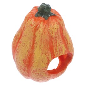 Beavorty Pumpkin Ornaments Home Resin Pumpkin Ornament Aquarium Pumpkin Decor Guest Room Essentials Fake Pumpkins Hollow Out Pumpkin Decor Pumkin Decor for Home Fish Tank Desktop Trinkets