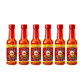 Chiltepin El Rey Hot Sauce 6 Pack, Handmade Natural Sinaloa Chiltepin Hot Sauce
