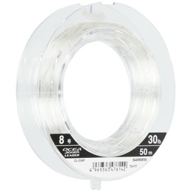 Shimano Shock Leader Osia Jigger Master Fluorocarbon 50m 8.0 No. 30lb Pure Clear CL-O36P Fishing Line