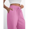 Trendy Queen Womens Wide Leg Sweatpants High Waisted Baggy Lounge
