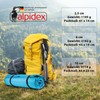 ALPIDEX Self-Inflating Outdoor Thermal Mat in Various Sizes and Colours,